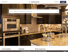 Tablet Screenshot of keuken-info.be